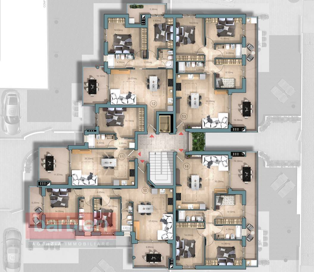 Immagine 11 di Appartamento in vendita  in Via del Correggio 23 a Cervia