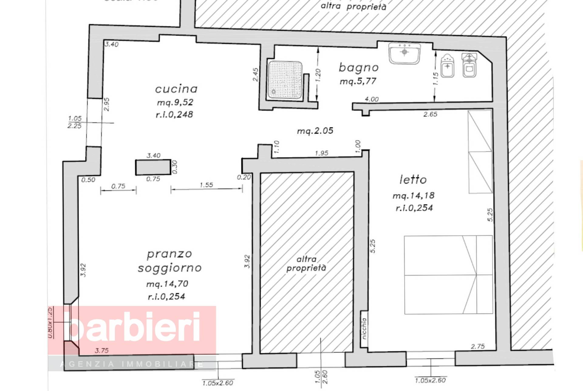 Immagine 4 di Appartamento in vendita  in Via Girolamo Zattoni 45 a Ravenna