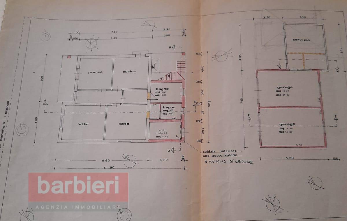 Immagine 50 di Villa in vendita  in via beneficio 2° tronco 5 a Cervia