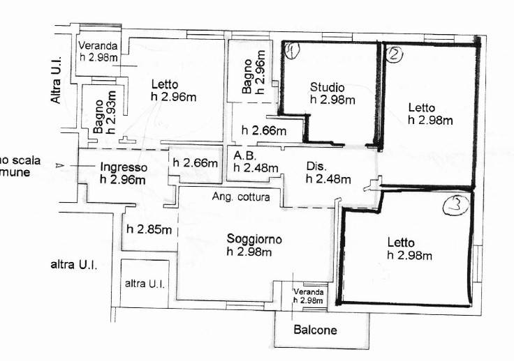 Immagine 16 di Appartamento in affitto  in Via Verga a Ferrara