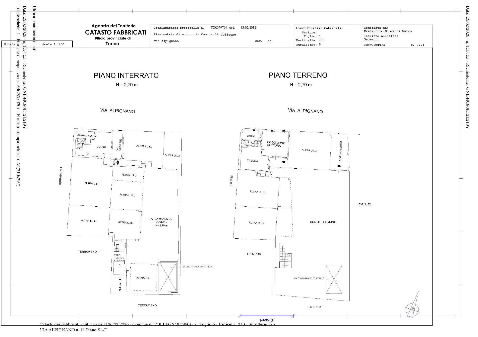 Immagine 31 di Appartamento in vendita  in Via Alpignano 11 a Collegno
