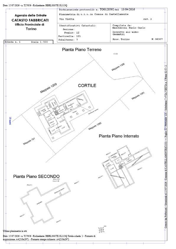 Immagine 39 di Villa in vendita  in via Vietta 3 a Castellamonte