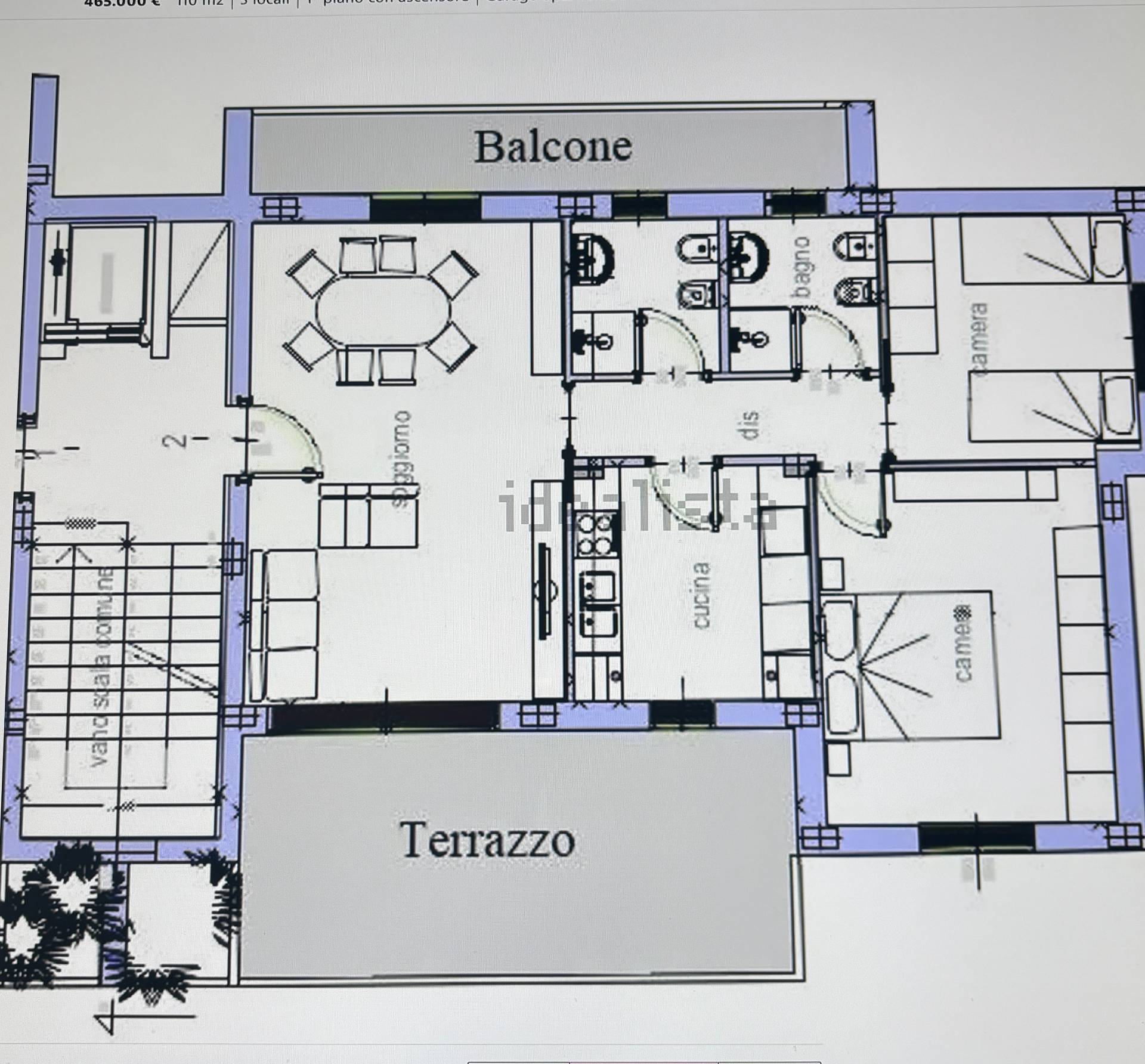 Immagine 6 di Appartamento in vendita  in via Antonio Pacinotti 10 a Monza