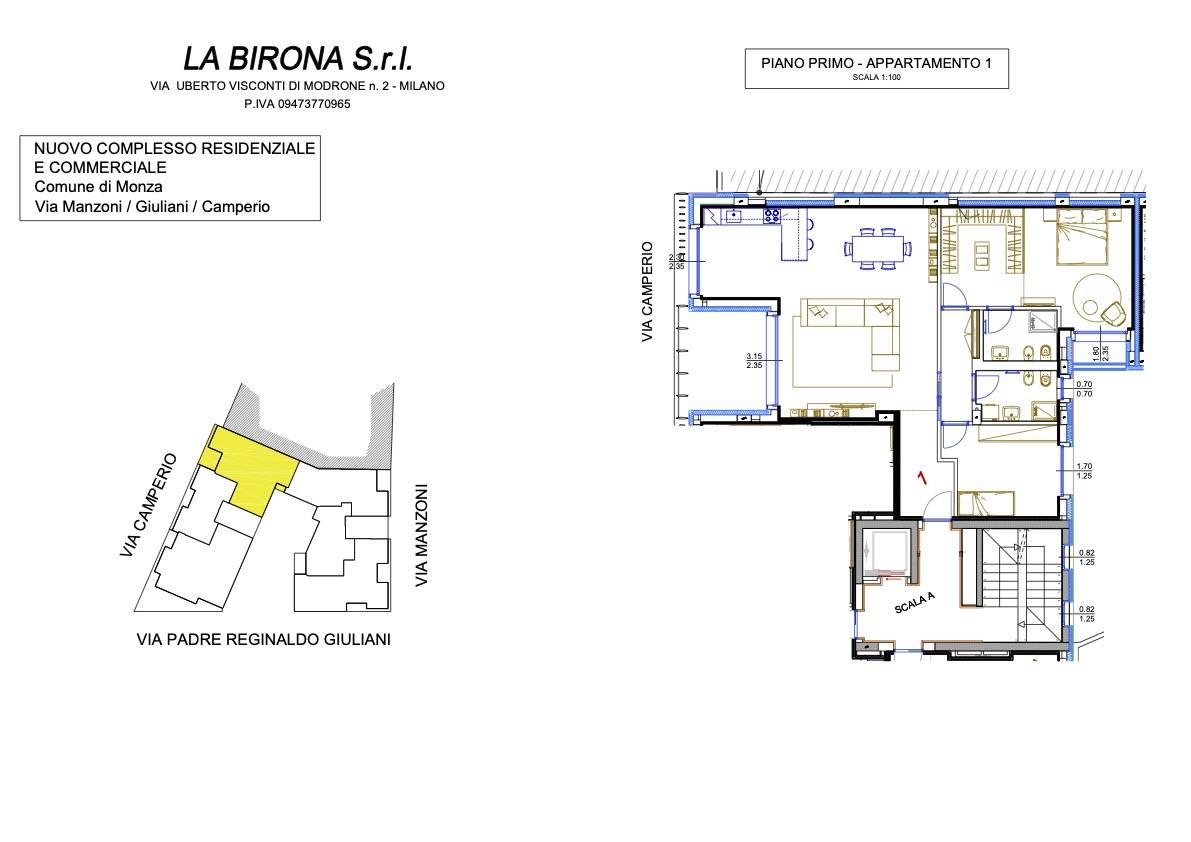 Immagine 25 di Appartamento in vendita  in via Manfredo Camperio 4 a Monza