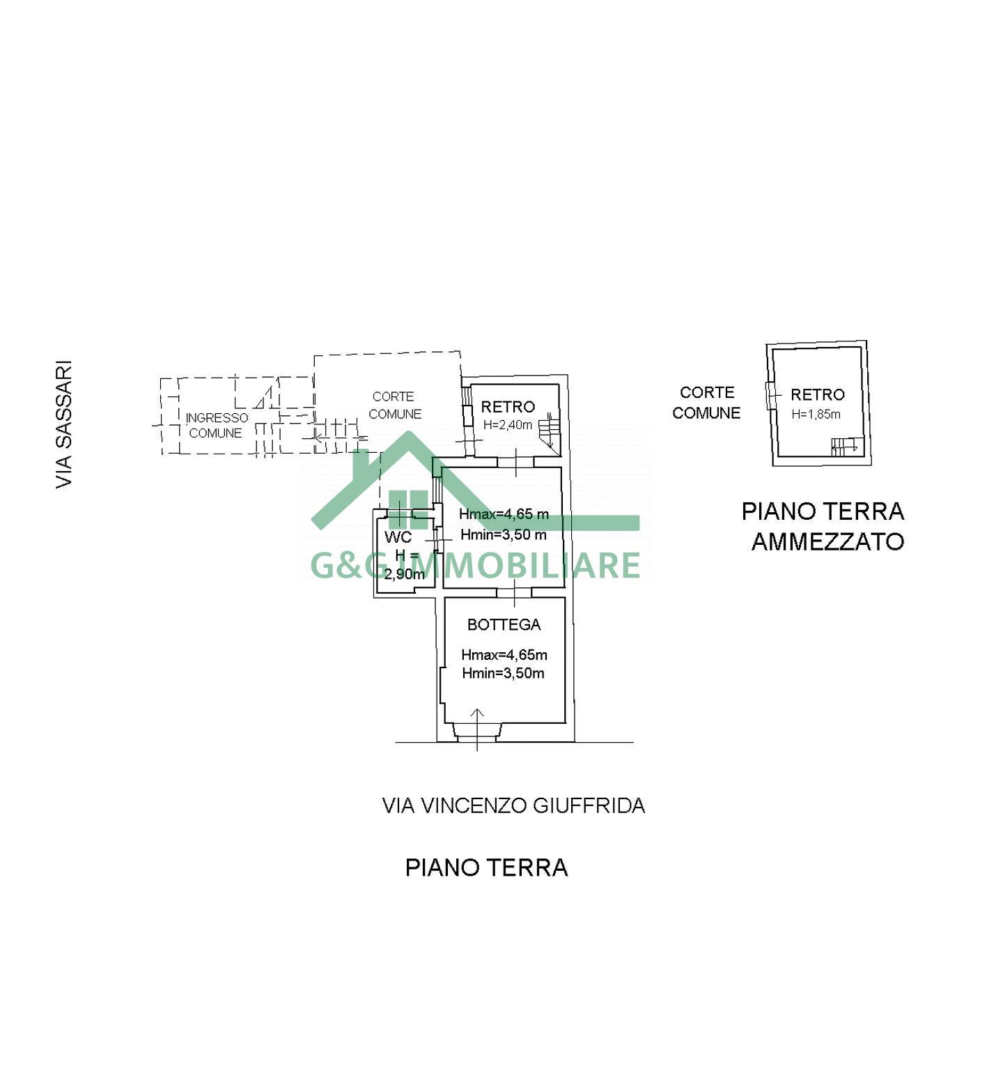Immagine 42 di Locale commerciale in vendita  in Via Vincenzo Giuffrida a Catania