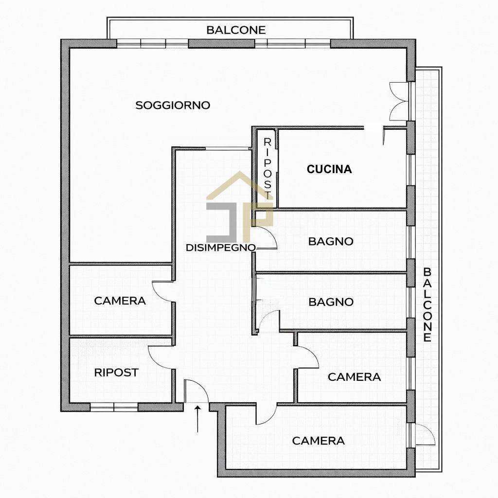 Immagine 24 di Appartamento in vendita  in Via Bologna 34 a Partinico
