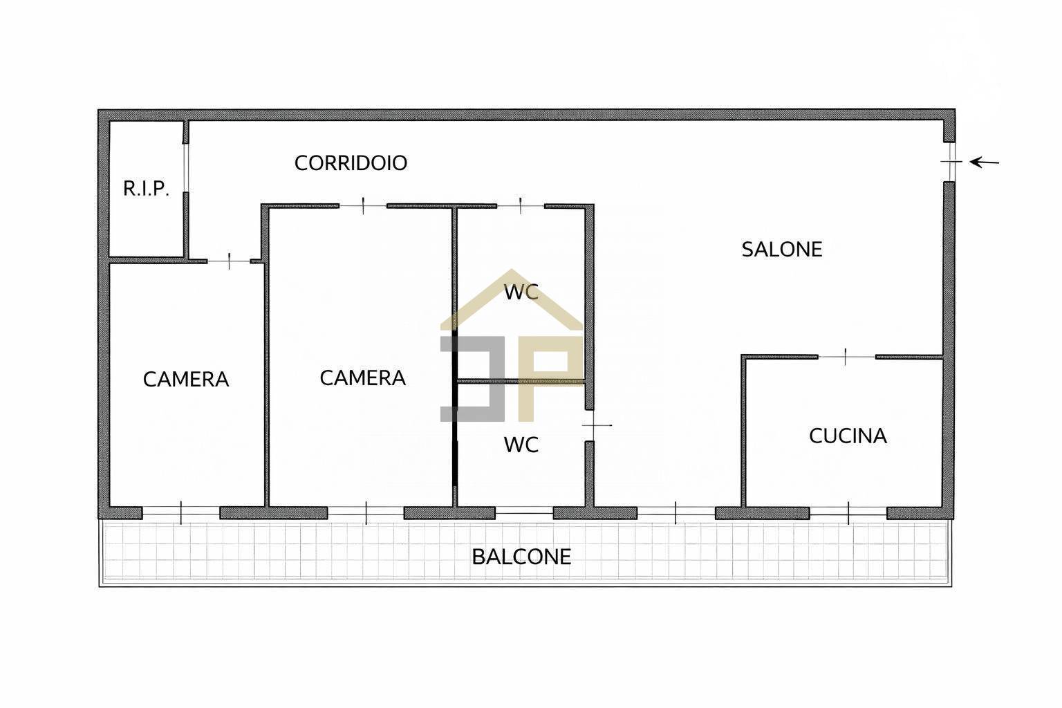 Immagine 23 di Appartamento in vendita  in Via Del Merlo 17 a Partinico