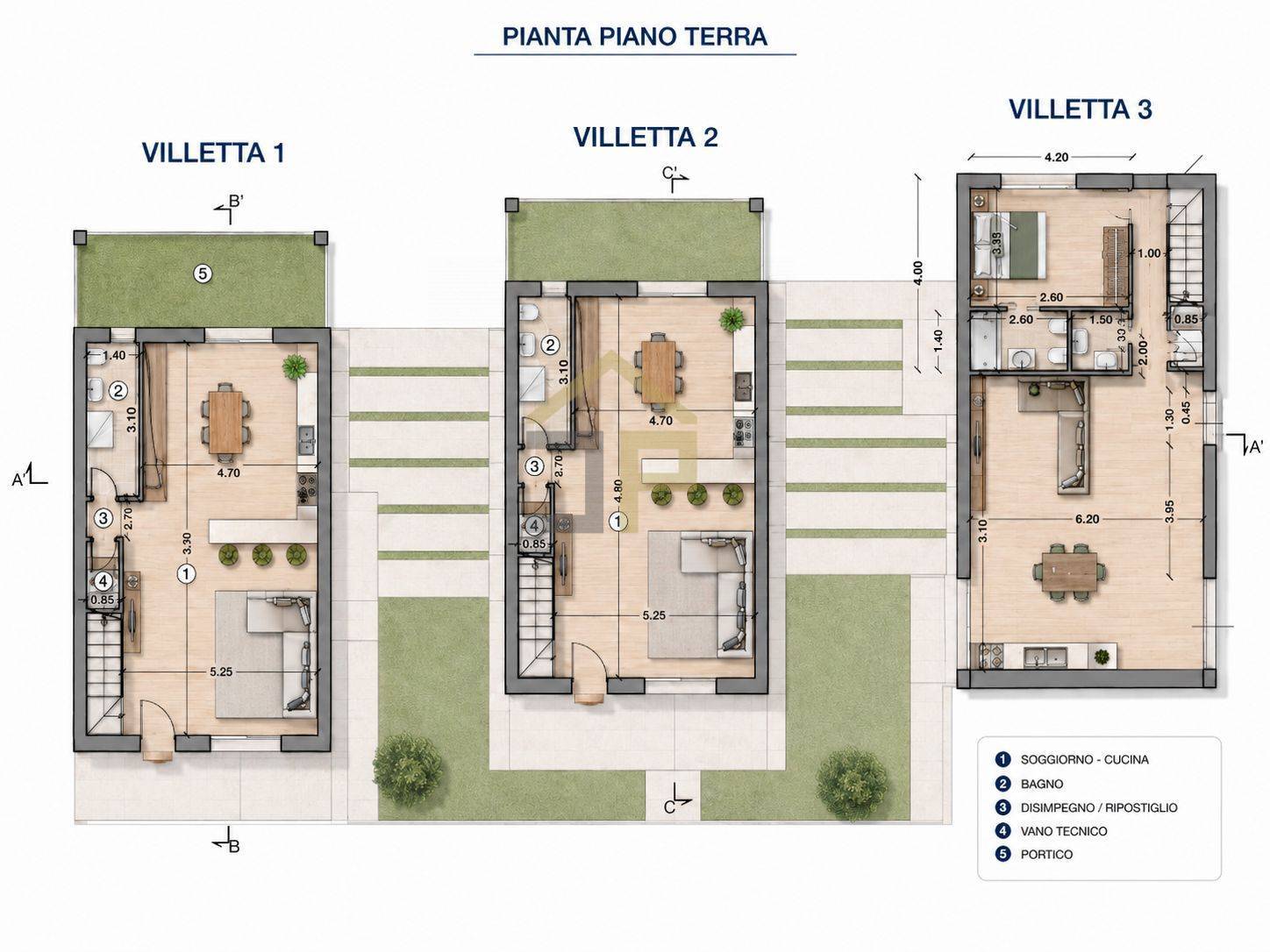 Immagine 13 di Villa in vendita  in Via Calarossa a Terrasini