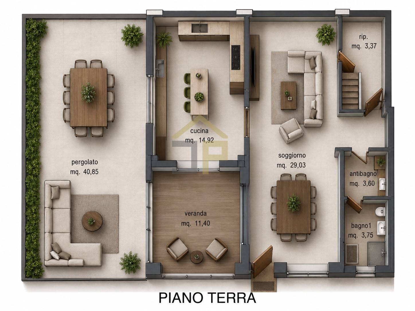 Immagine 27 di Villa in vendita  in Contrada Piano Di Guardia snc a Terrasini