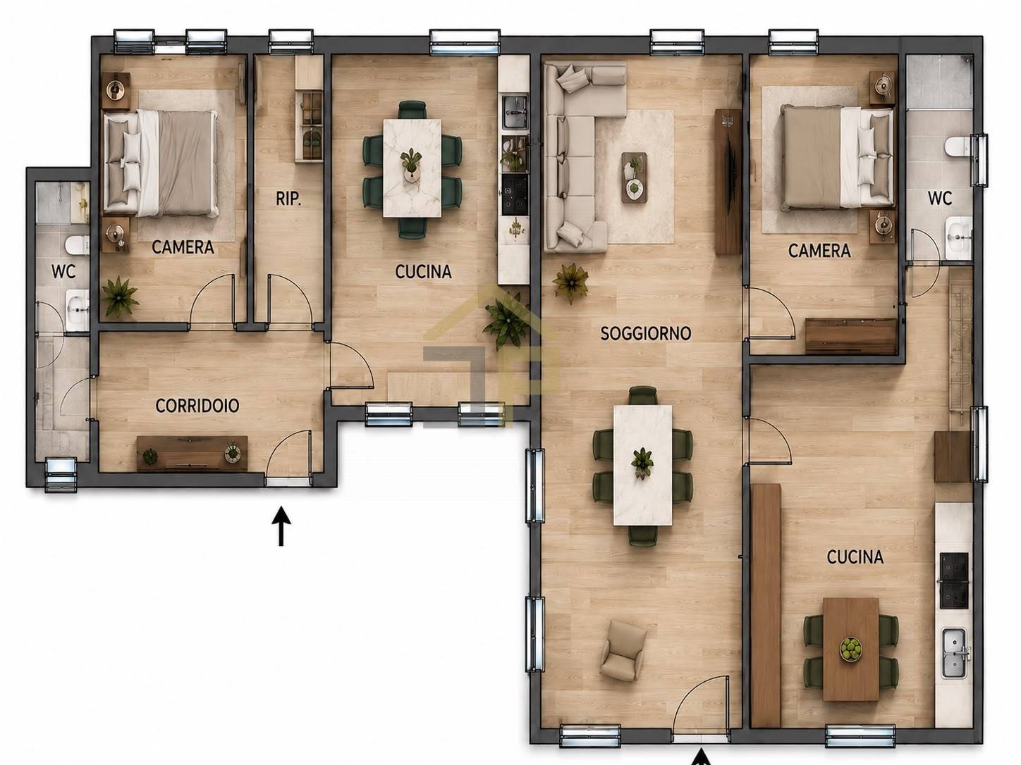 Immagine 43 di Villa in vendita  in Contrada Passarello a Partinico