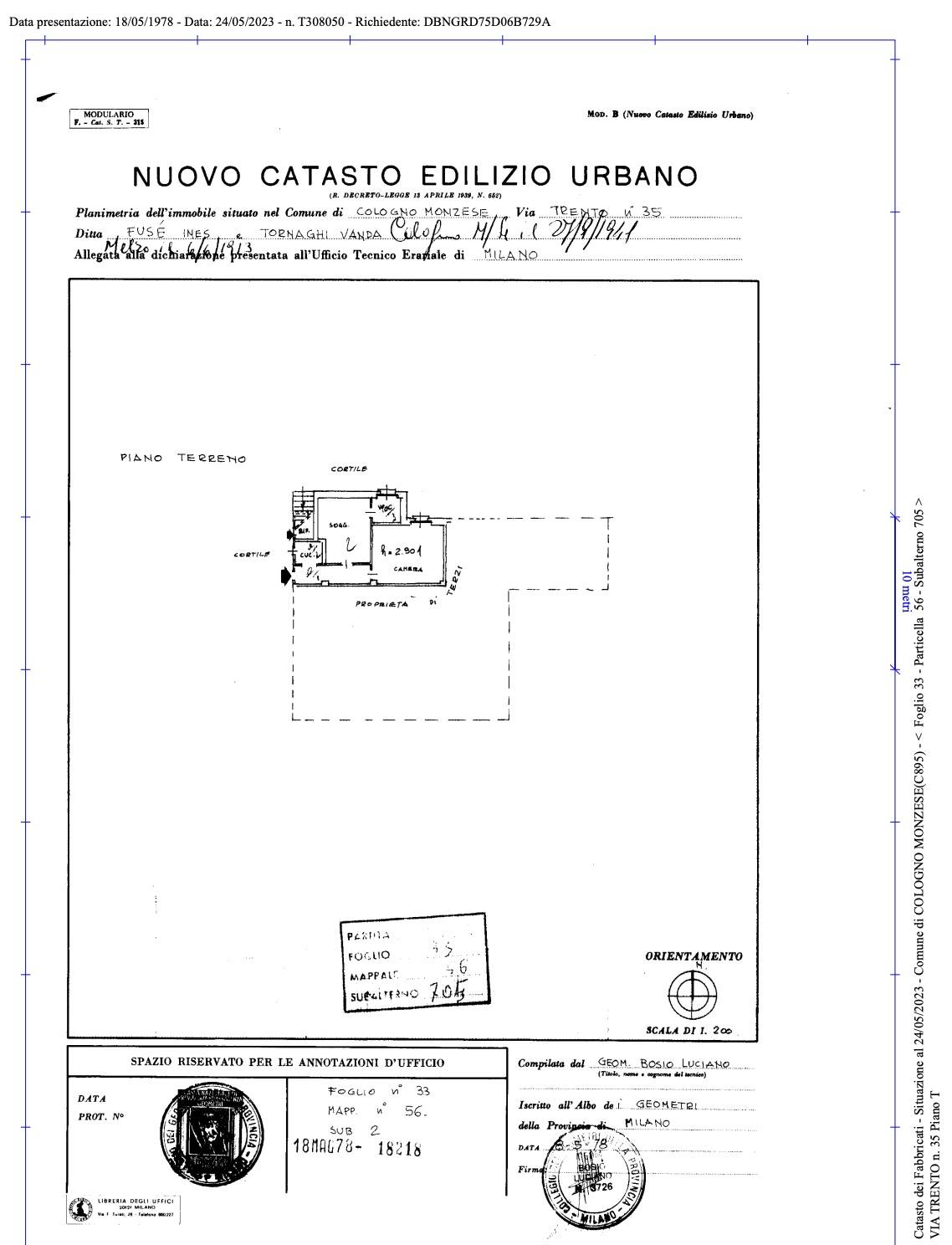 Immagine 17 di Appartamento in vendita  in VIA TRENTO 35 a Cologno Monzese