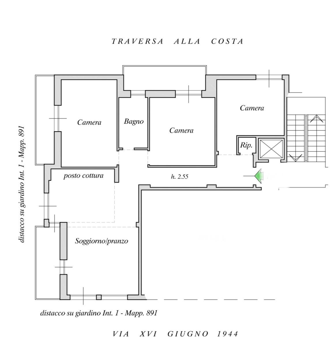 Immagine 20 di Appartamento in vendita  in VIA TRAVERSA ALLA COSTA 2 a Genova