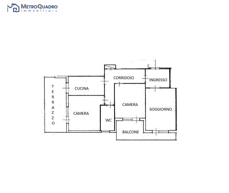 Immagine 41 di Appartamento in vendita  in via dei della bitta 21 a Roma