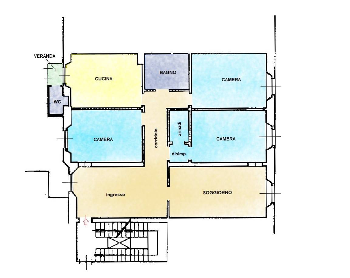 Immagine 32 di Appartamento in vendita  in Piazza Sisto IV 1 a Savona