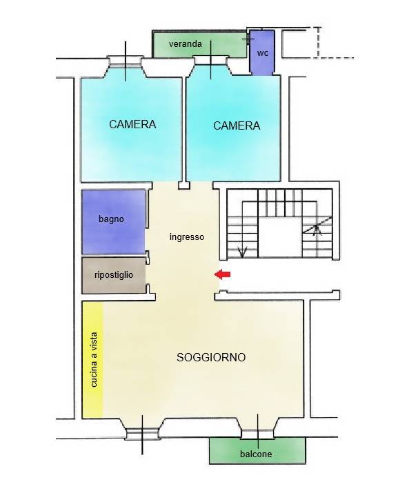 Immagine 26 di Appartamento in vendita  in Via delle Trincee 2 a Savona