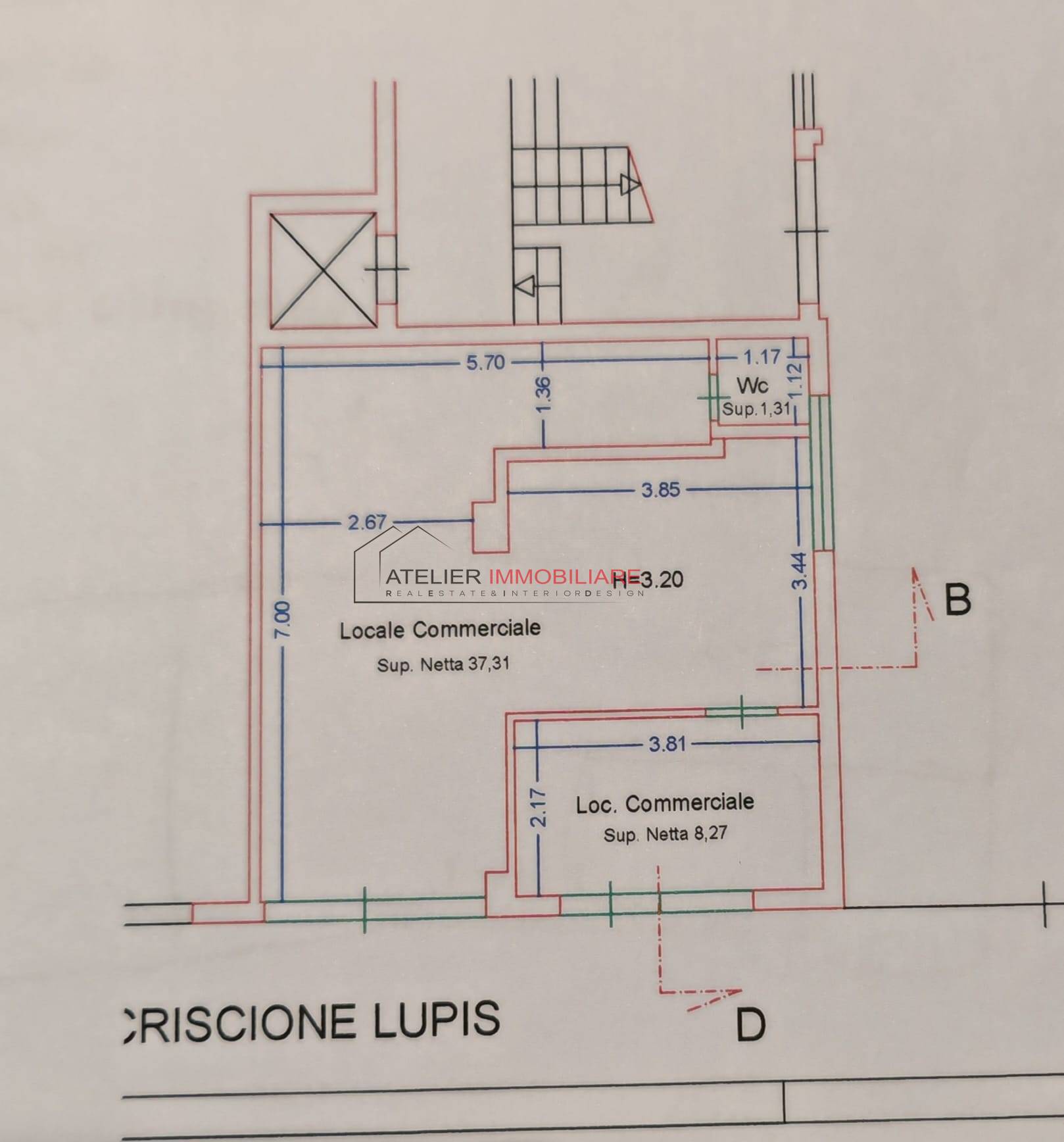 Immagine 9 di Locale commerciale in vendita  in Via Eugenio Criscione Lupis 69/71 a Ragusa