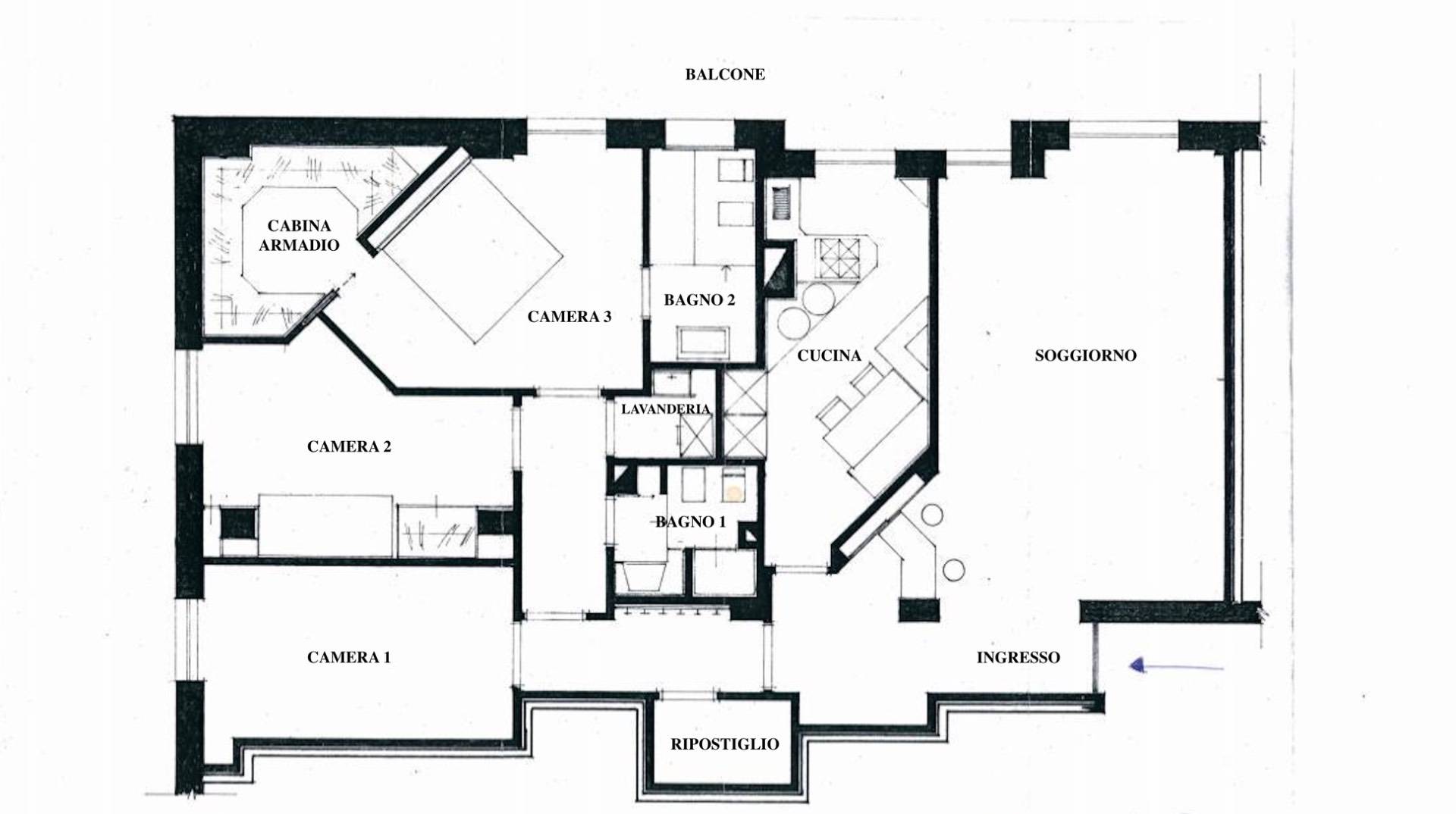 Immagine 22 di Appartamento in affitto  in Via Giovanni Scheiwiller 7 a Milano