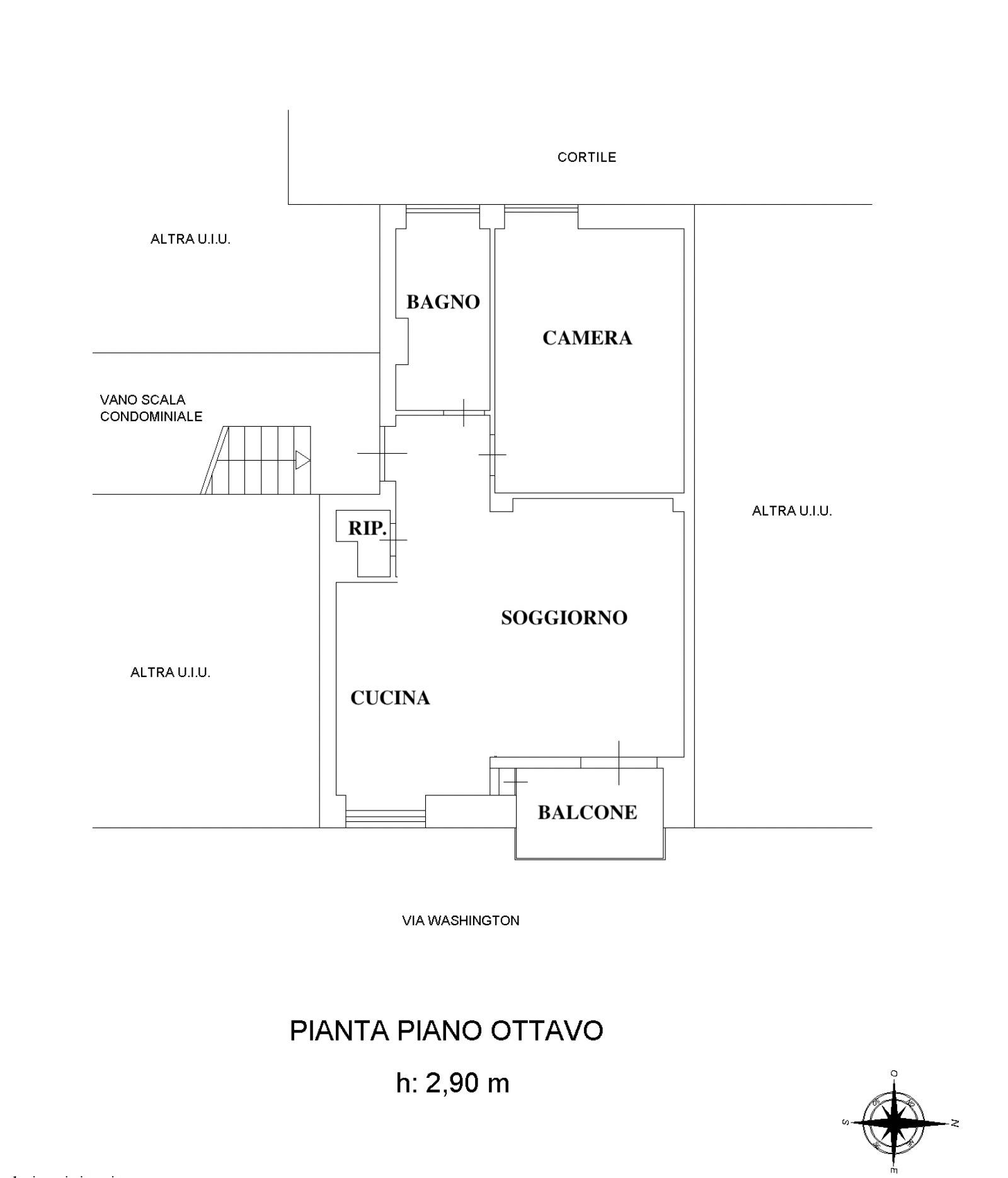 Immagine 24 di Appartamento in affitto  in Via Giorgio Washington 82 a Milano
