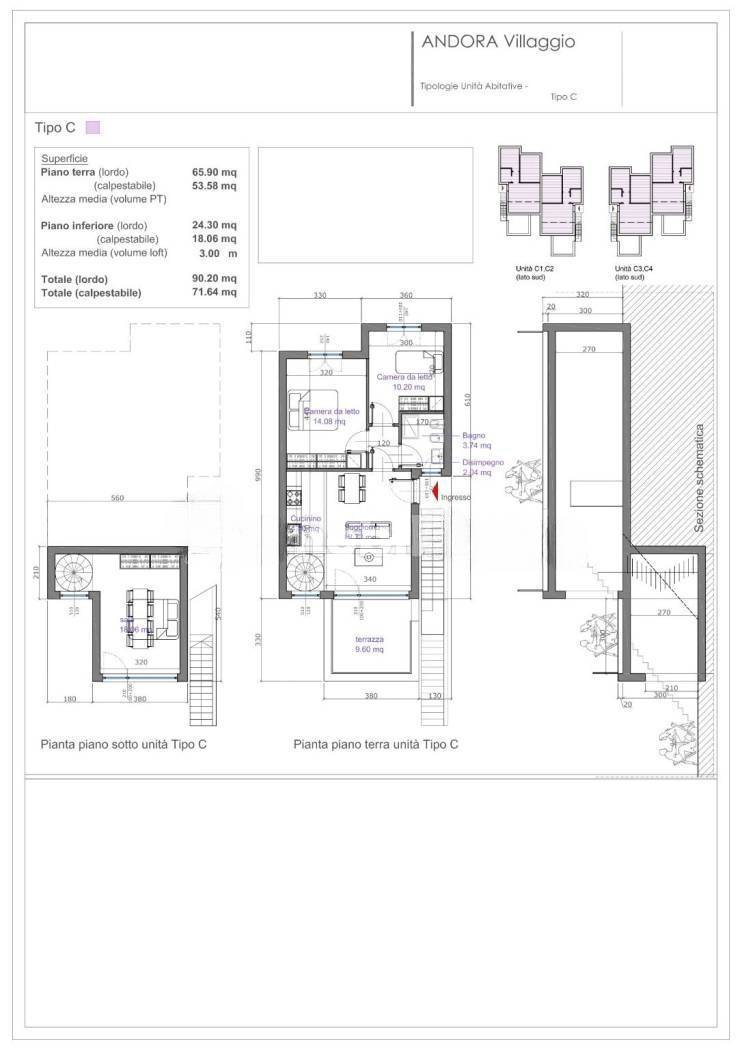 Immagine 15 di Villetta a schiera in vendita  in Via Gaetano Donizetti a Andora