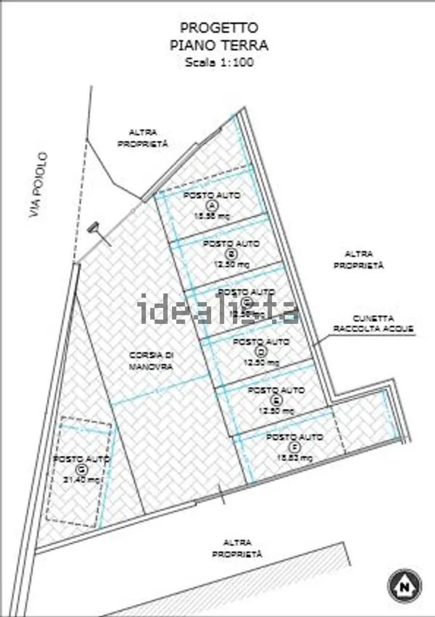 Immagine 6 di Box auto in vendita  in Baudine 43 a San Bartolomeo Al Mare