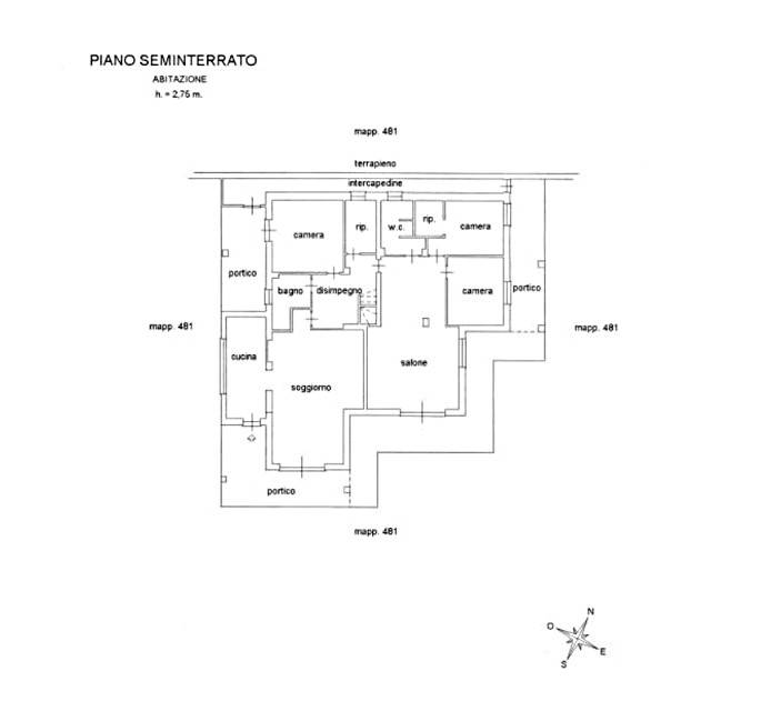 Immagine 51 di Casa semindipendente in vendita  in Strada Massabovi 13 a Imperia