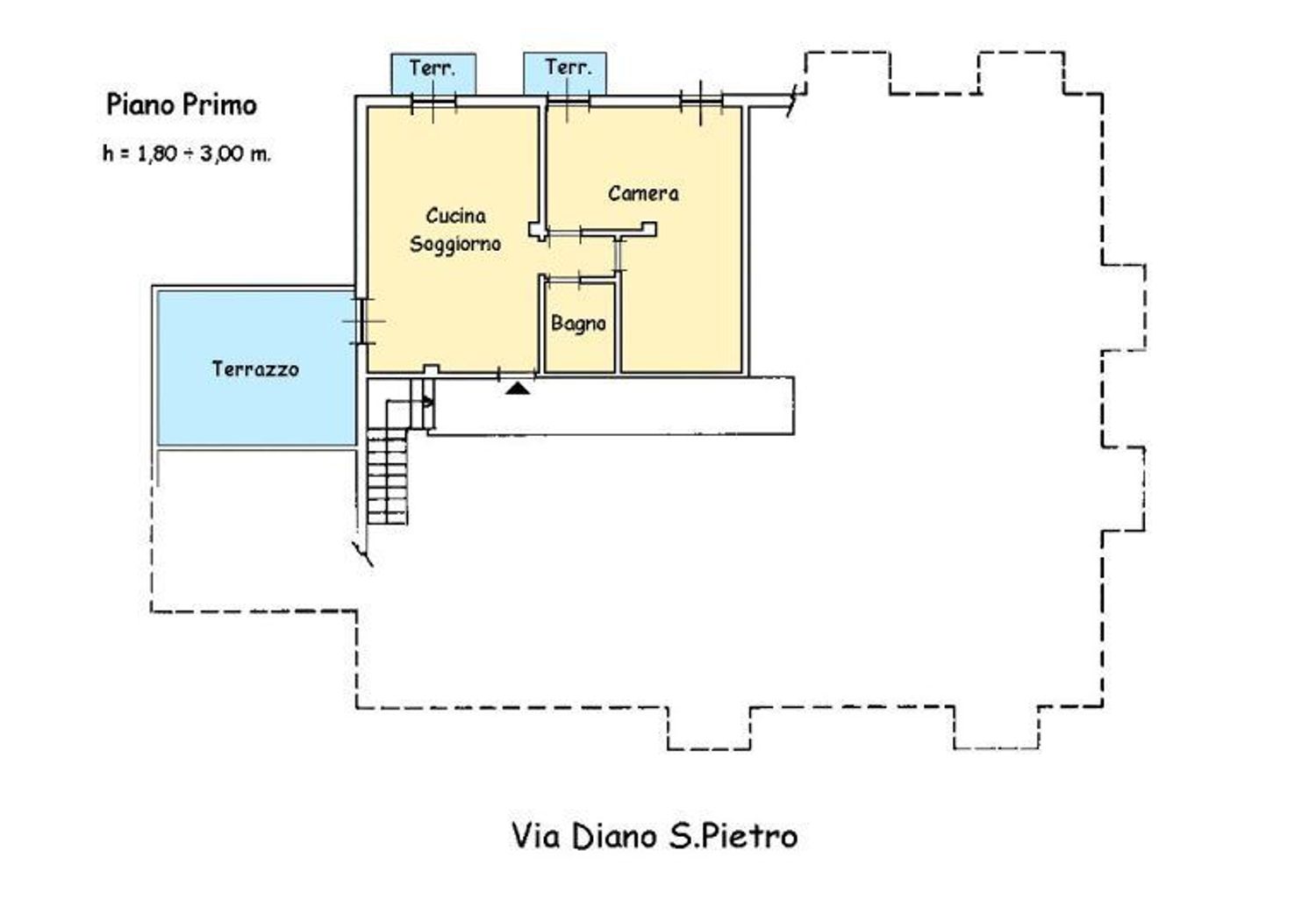 Immagine 28 di Appartamento in vendita  in via Diano San Pietro a Diano Arentino