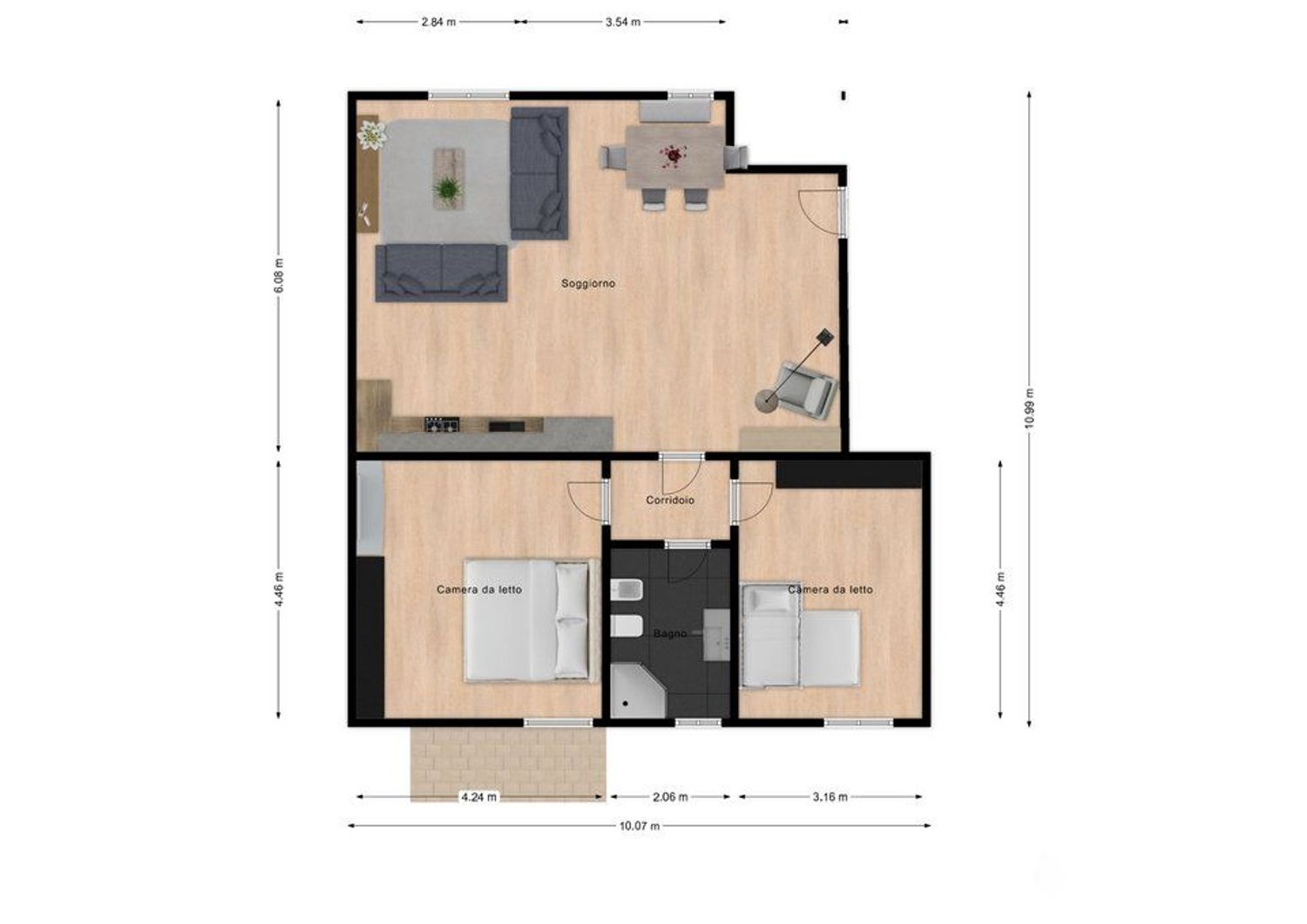 Immagine 9 di Appartamento in vendita  in XX Settembre a Calcinato