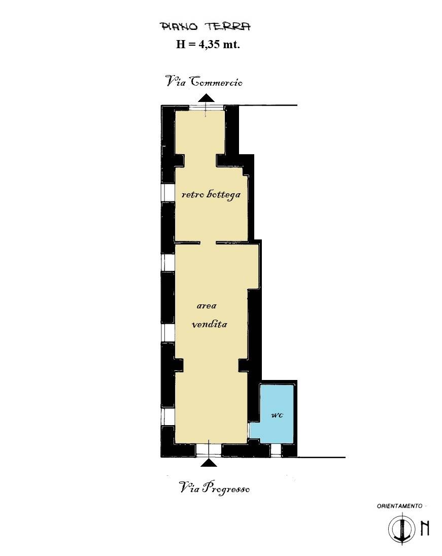 Immagine 7 di Negozio in affitto  in Via Progresso 39 a Catanzaro