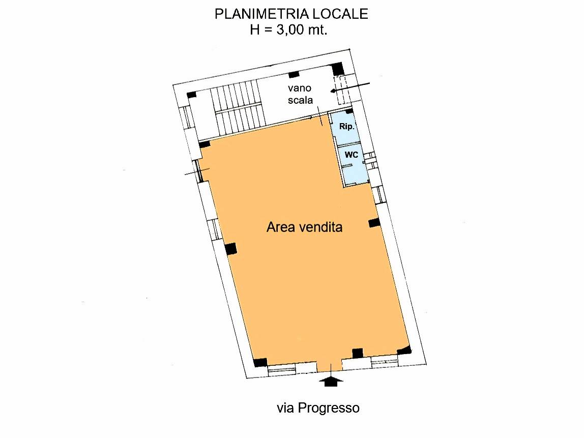 Immagine 8 di Negozio in affitto  in via Progresso a Catanzaro