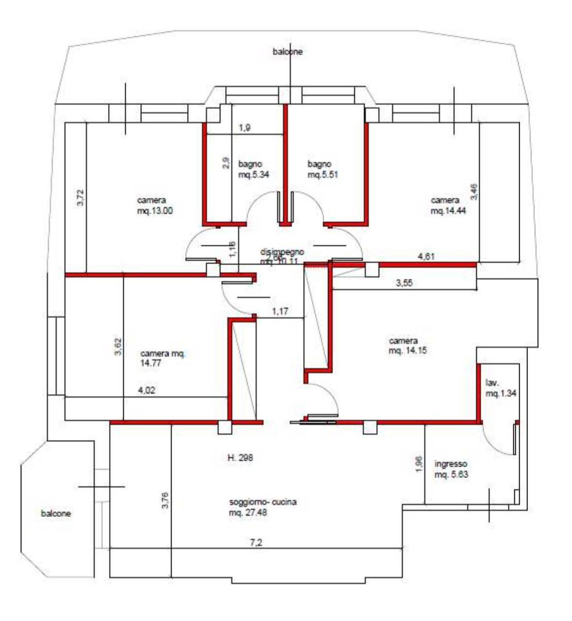 Immagine 29 di Appartamento in vendita  in Via Papa Giovanni XXIII 17 a Campobasso