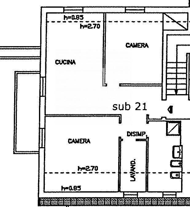 Immagine 4 di Appartamento in vendita  in Via Belpulsi a Campobasso