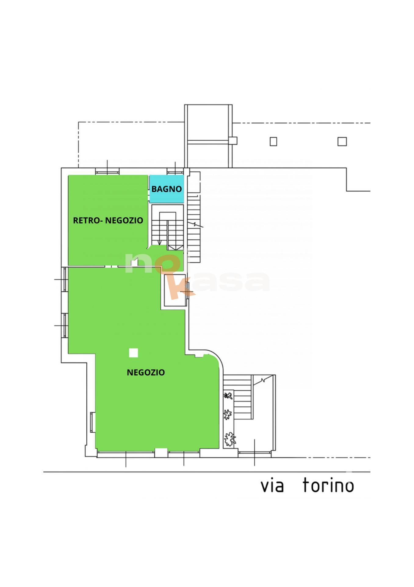 Immagine 11 di Locale commerciale in affitto  in via Genova 28 a Busto Arsizio