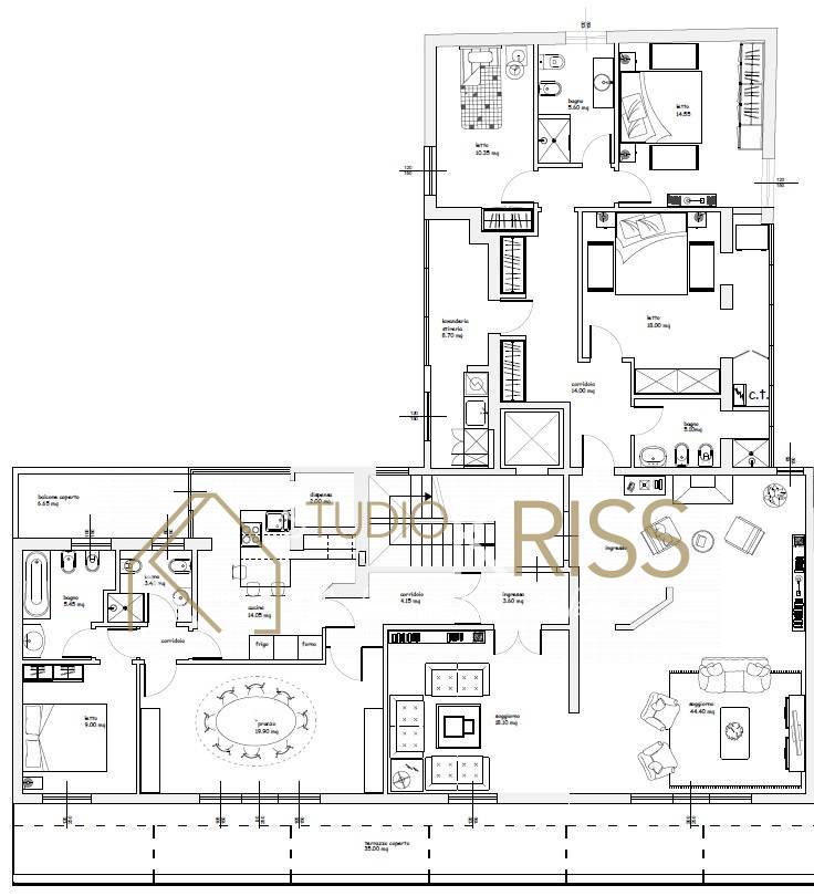 Immagine 21 di Attico in vendita  in Via Palestro a Ferrara