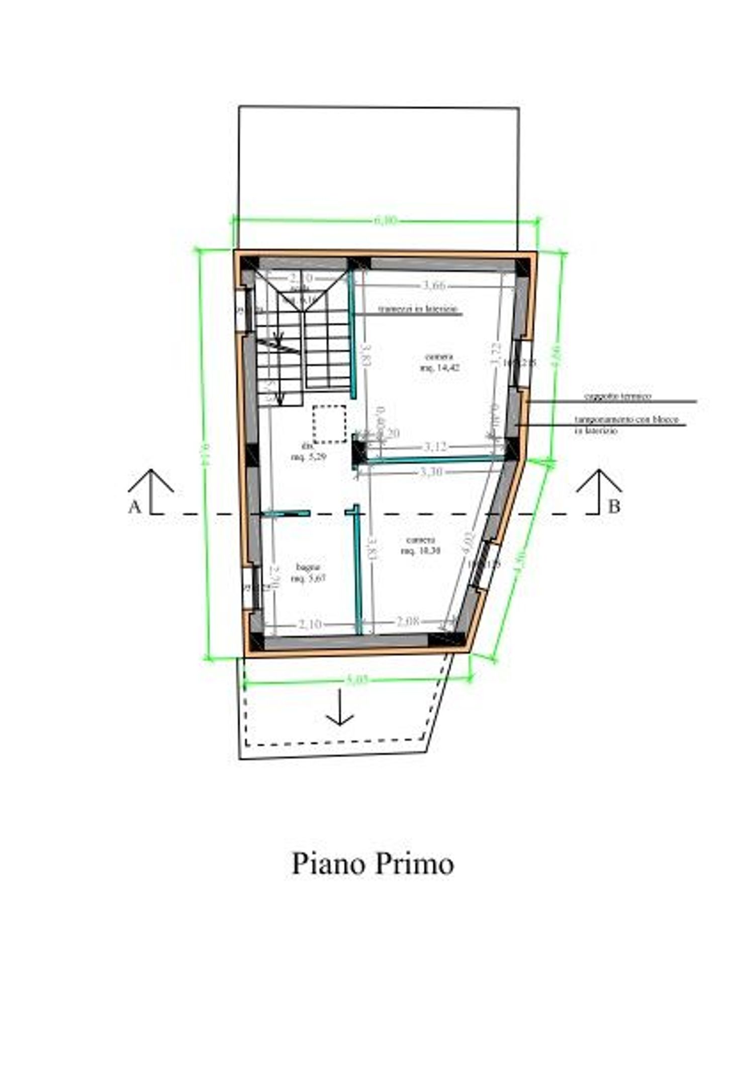 Immagine 23 di Casa indipendente in vendita  in Castello di Borgiano a Belforte Del Chienti