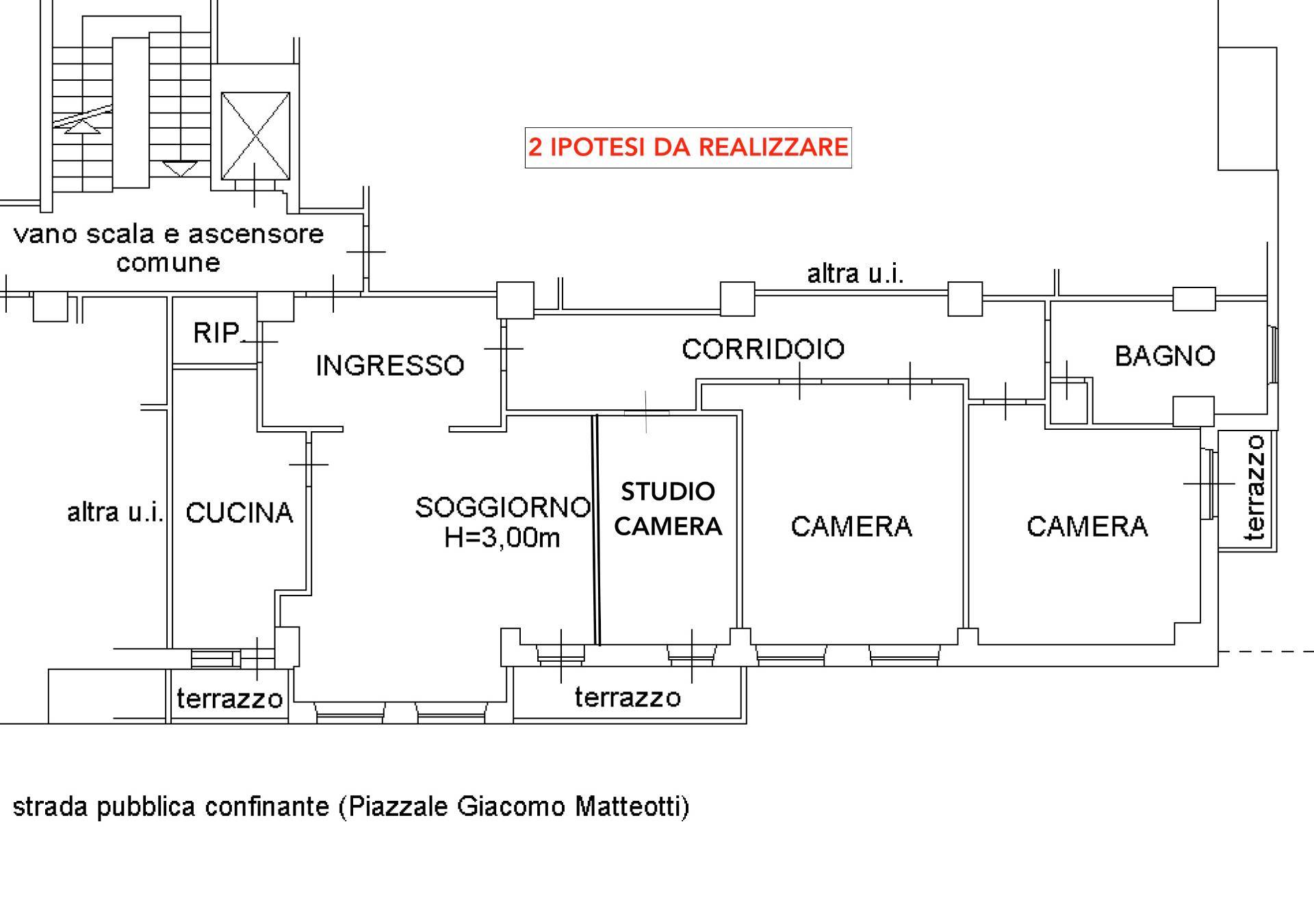 Immagine 43 di Appartamento in vendita  in P.LE MATTEOTTI 21 a Fabriano
