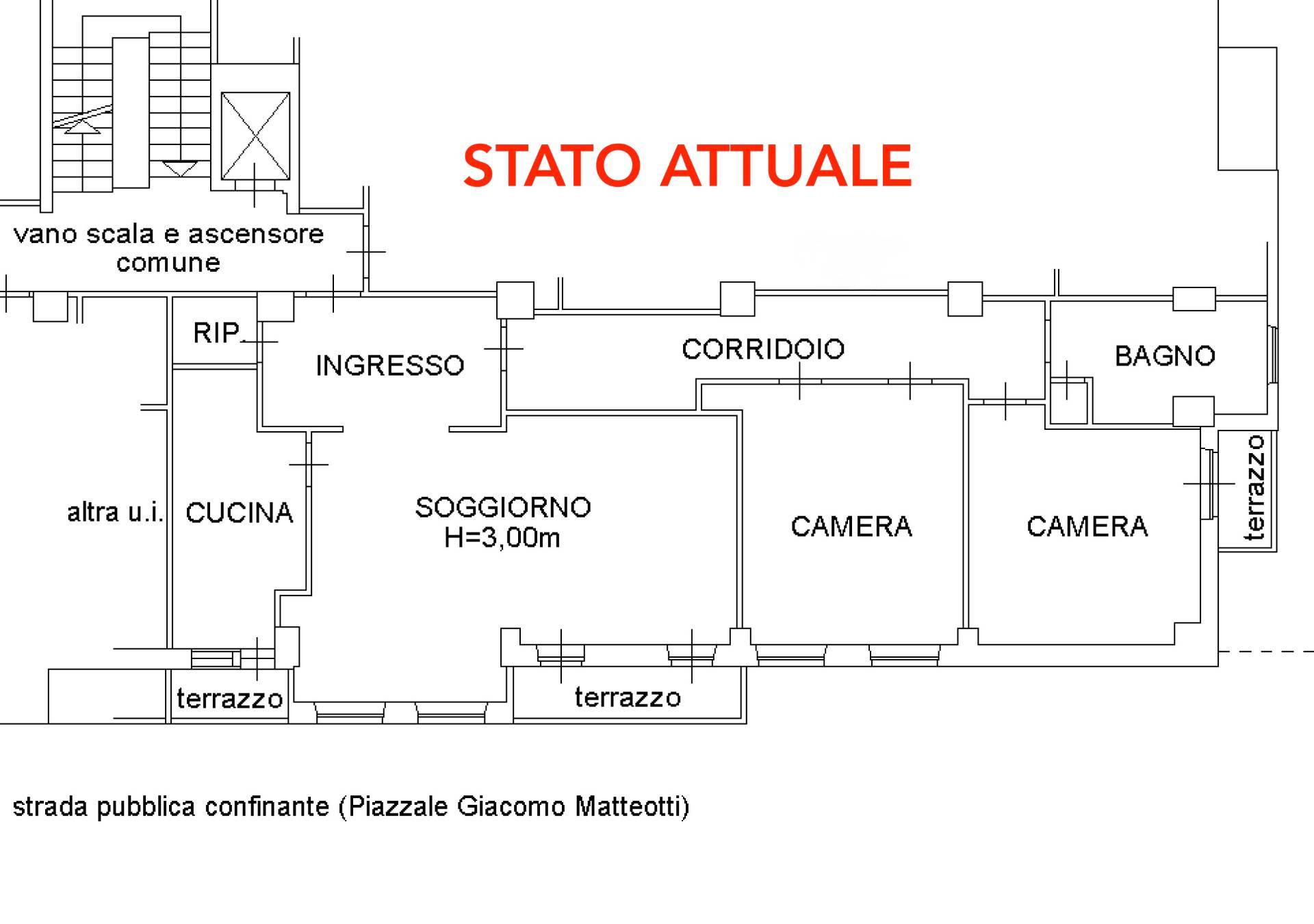 Immagine 42 di Appartamento in vendita  in P.LE MATTEOTTI 21 a Fabriano