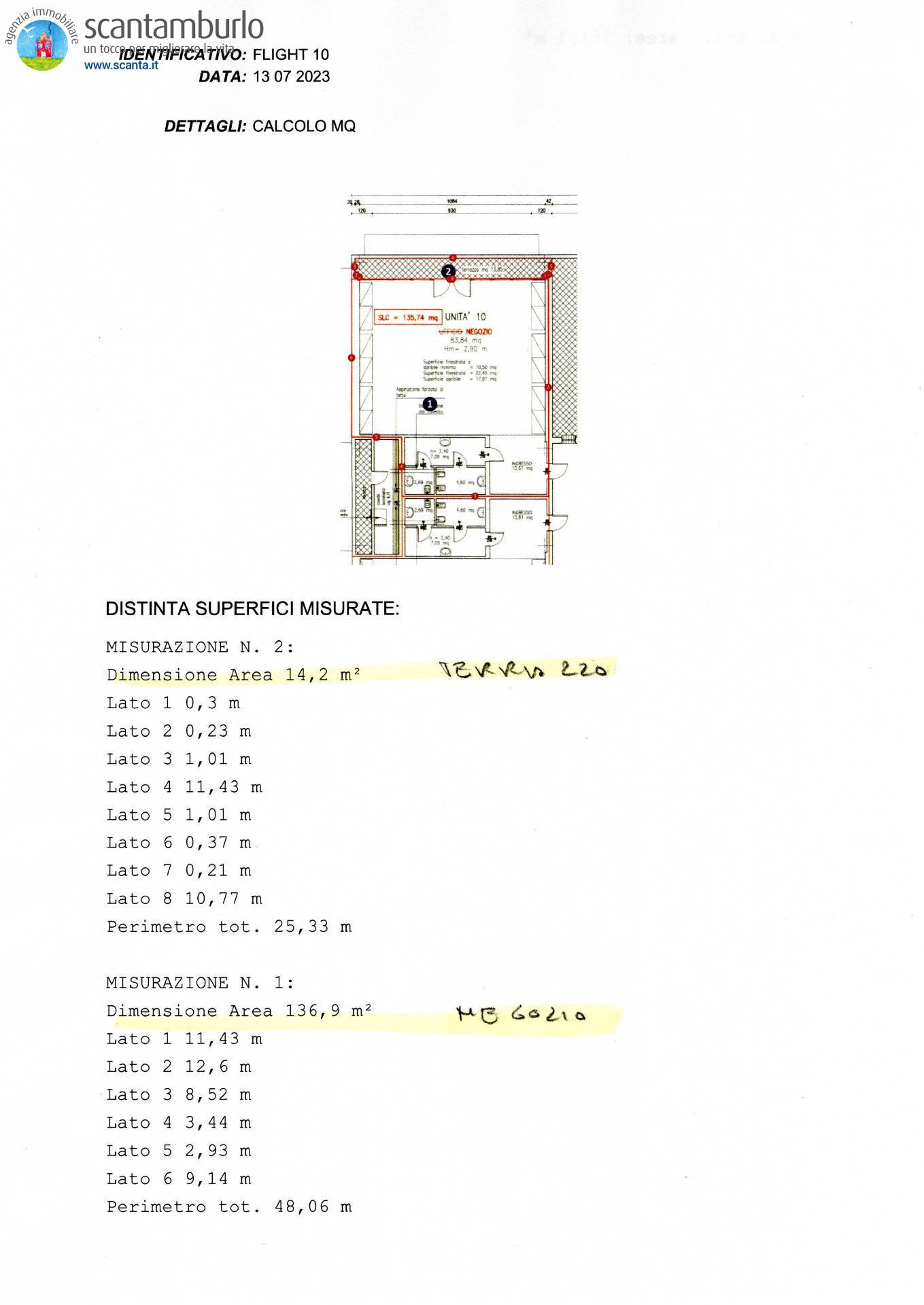 Immagine 13 di Negozio in vendita  a Treviso