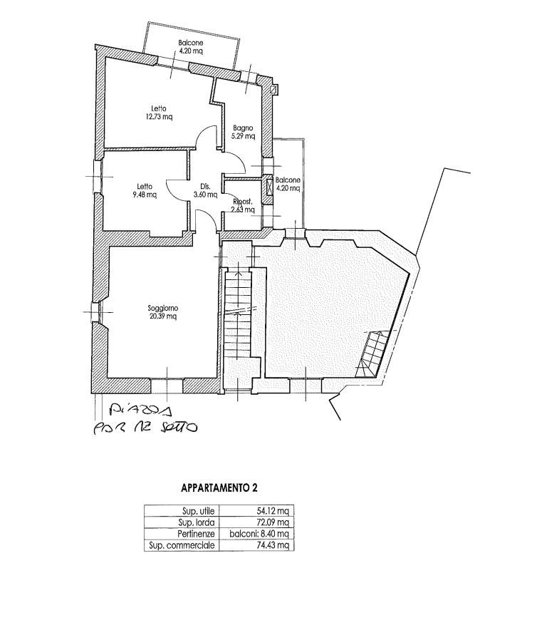 Immagine 15 di Appartamento in vendita  in Via Piazza Maggiore a Mondaino