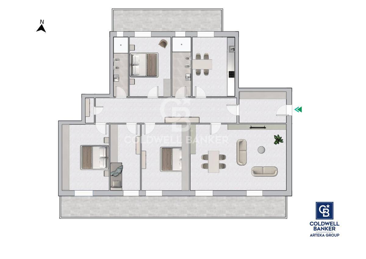 Immagine 28 di Appartamento in vendita  in via delle Terme 115 a Acireale