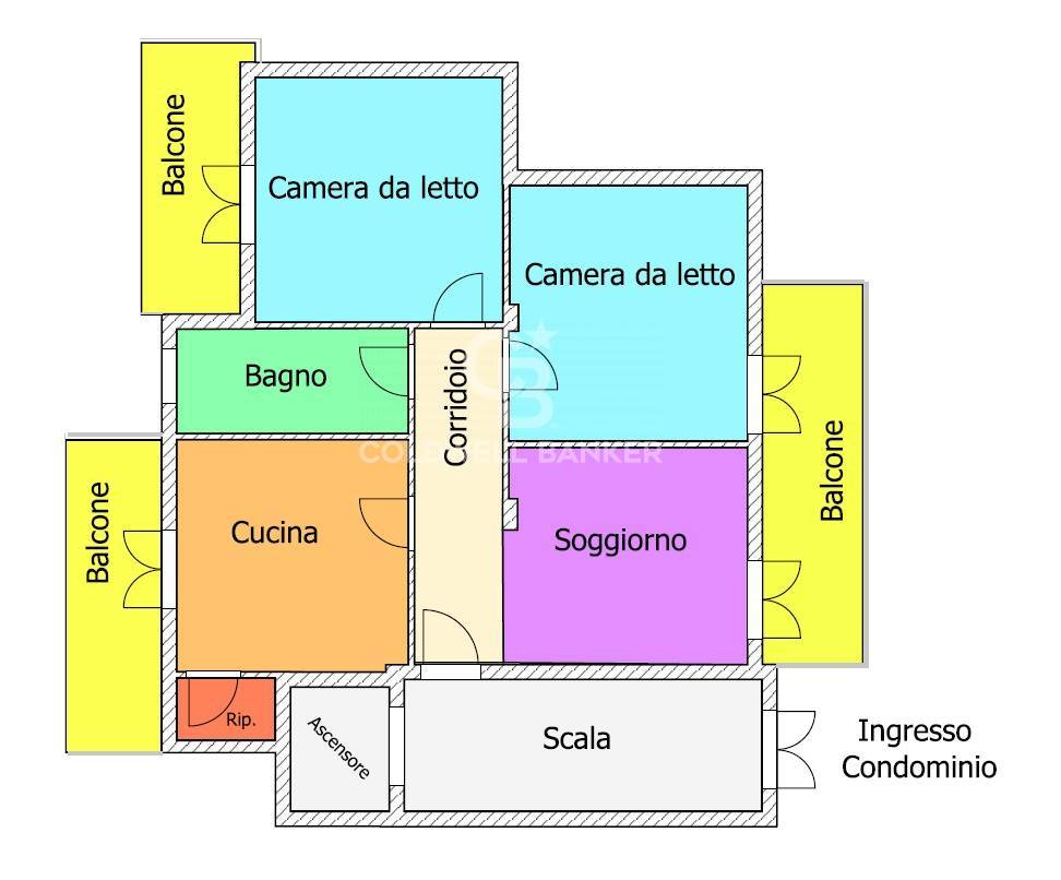 Immagine 19 di Appartamento in vendita  in via Gozzano 12 a Acireale