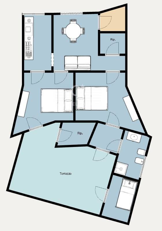 Immagine 24 di Appartamento in vendita  in Via del Brunello a Campo Nell'elba