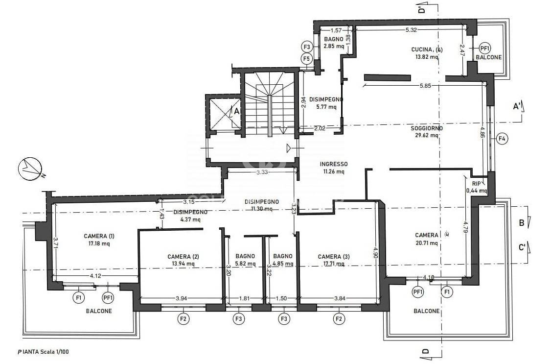 Immagine 35 di Appartamento in affitto  in Via Bevagna a Roma