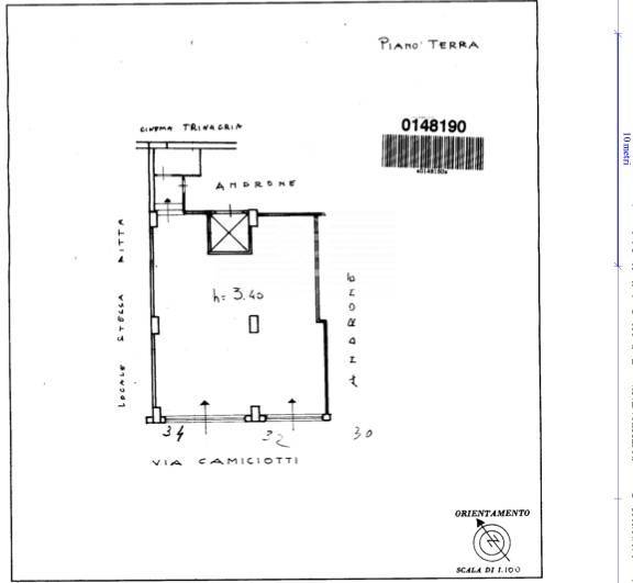 Immagine 4 di Locale commerciale in vendita  in via camiciotti 32 a Messina