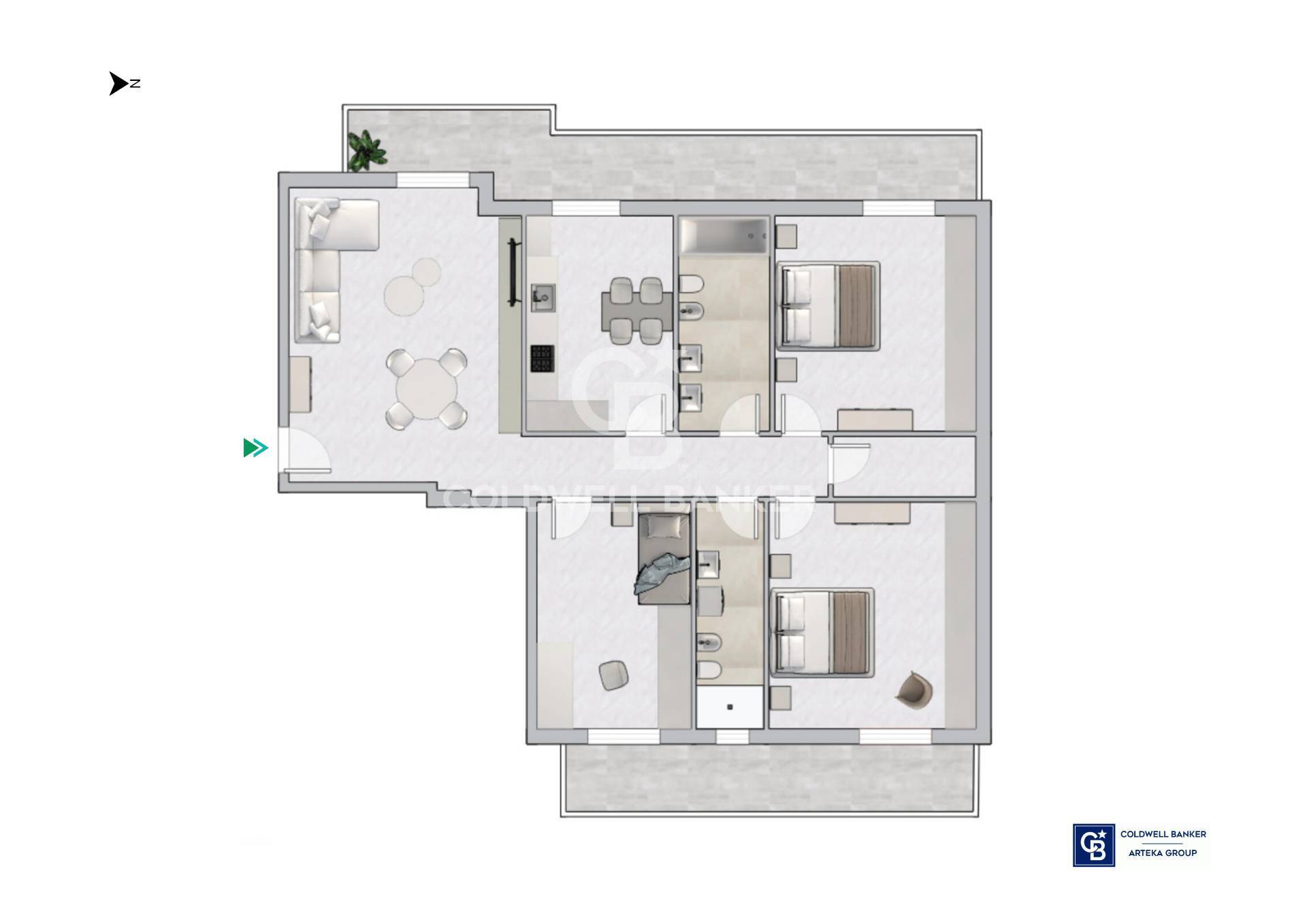 Immagine 23 di Appartamento in vendita  in Via Badia a Aci Catena