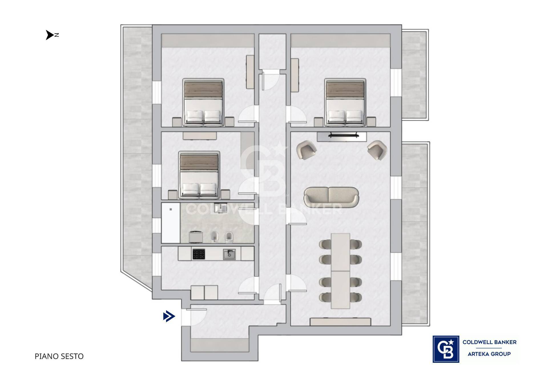 Immagine 37 di Appartamento in vendita  in Corso Savoia 197 a Acireale