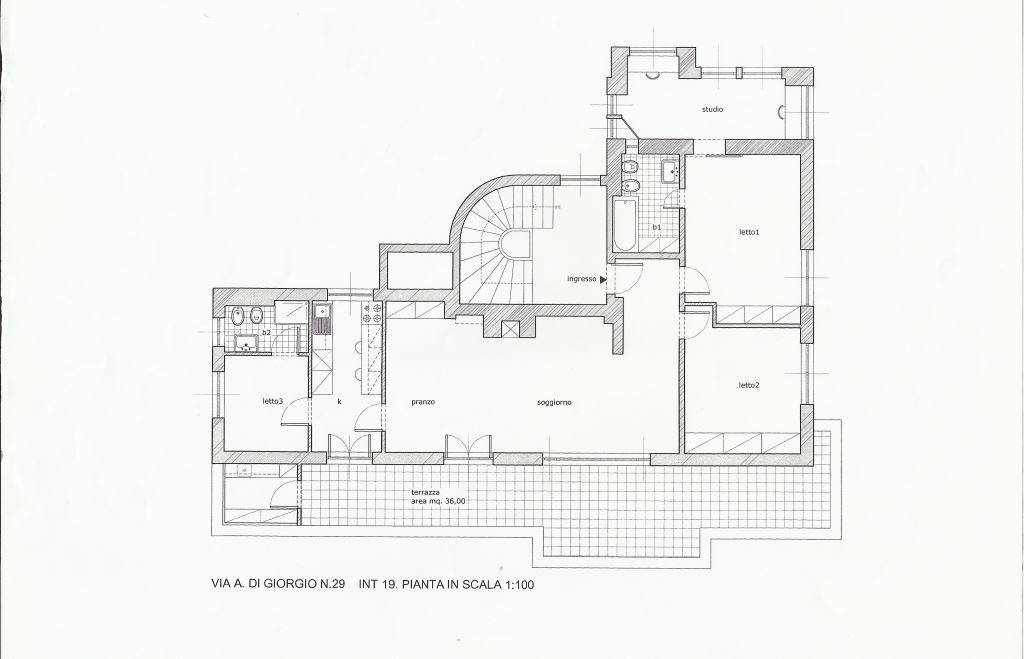 Immagine 23 di Attico in affitto  a Roma