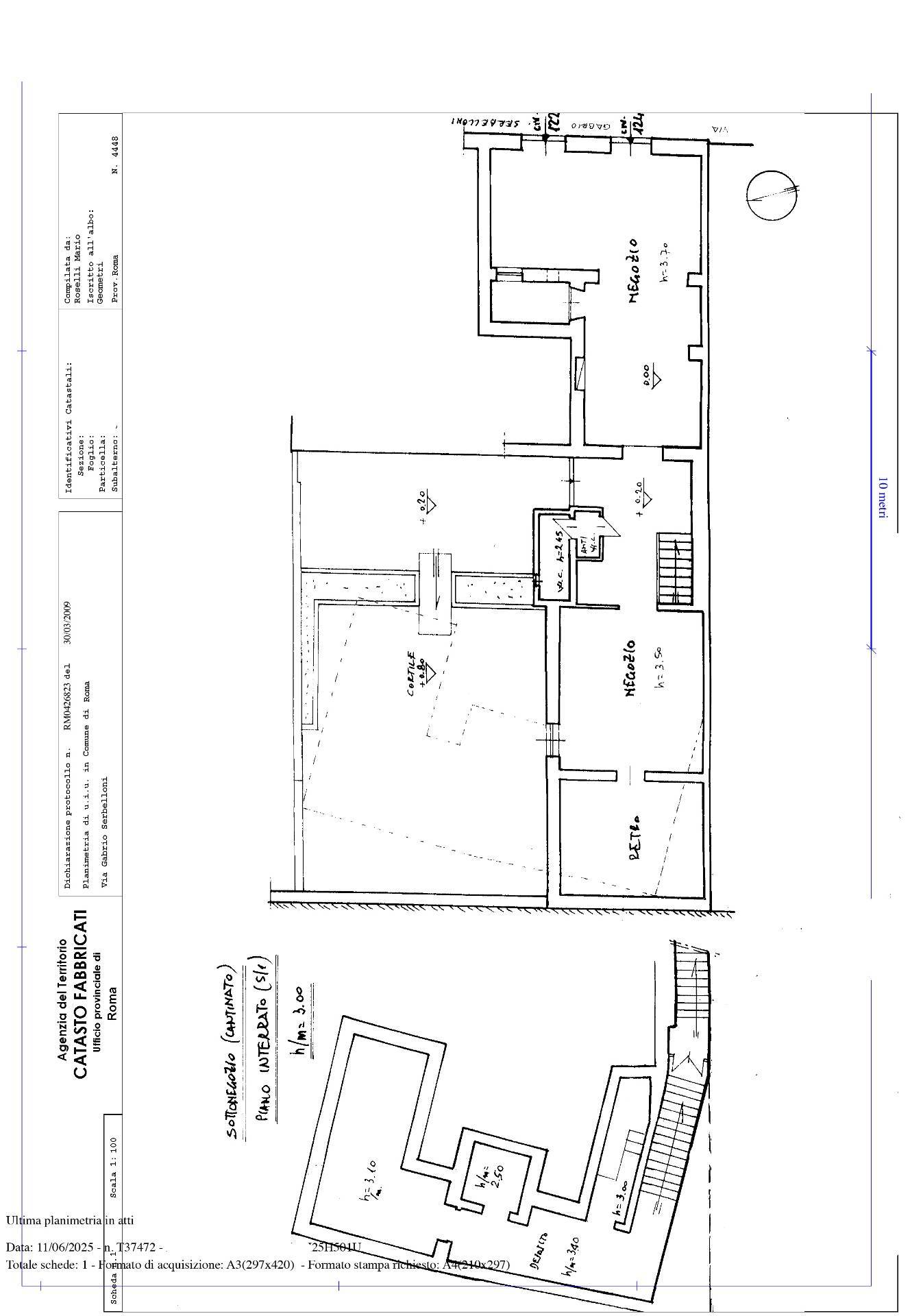 Immagine 33 di Locale commerciale in vendita  in Via Gabrio Serbelloni 122 a Roma