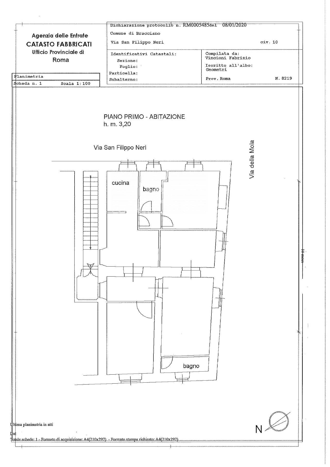 Immagine 46 di Appartamento in vendita  in Via San Filippo Neri 10 a Bracciano