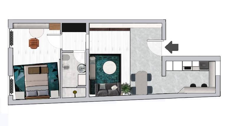 Immagine 53 di Attico in vendita  in Via Degli Zingari 47 a Roma