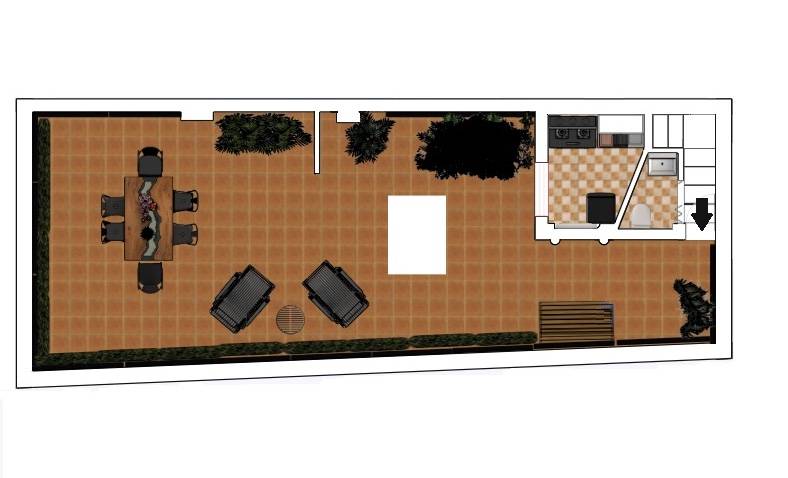 Immagine 52 di Attico in vendita  in Via Degli Zingari 47 a Roma